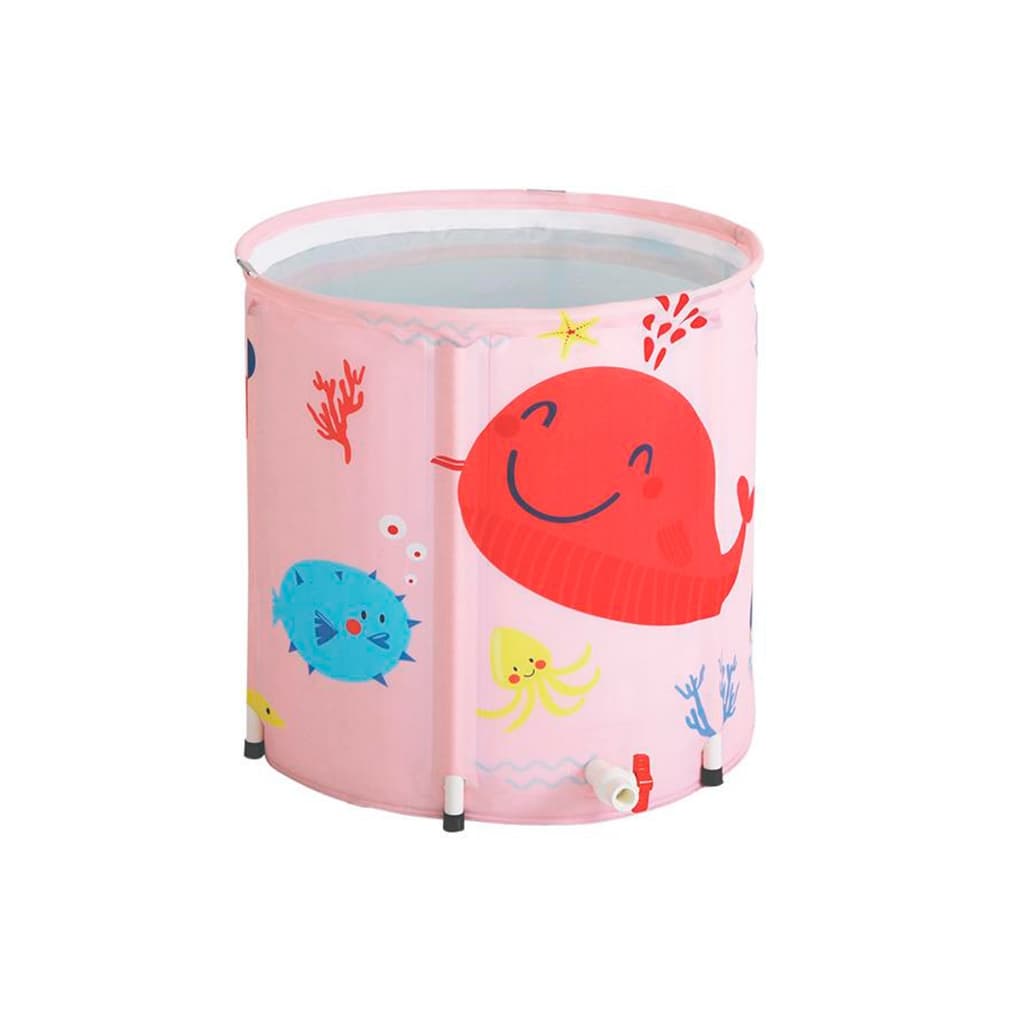 Banheira Ofurô Infantil PVC Até 150 Litros Rosa Baby Pil