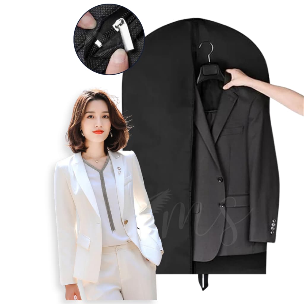 Kit Capas C/3 Protetora Terno E Vestido Roupa C/ Zíper Impermeavel Promoção 60 x 100 cm