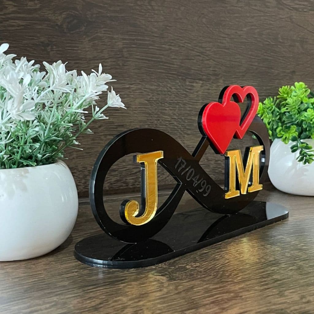 Presente Personalizado Símbolo Infinito Em Acrílico