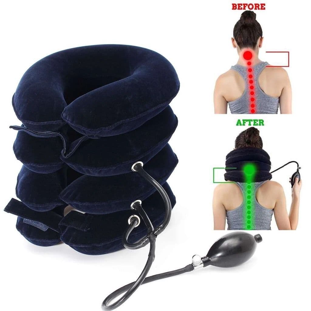 Colar Cervical Inflável De Pescoço Alívio Portátil Almofada