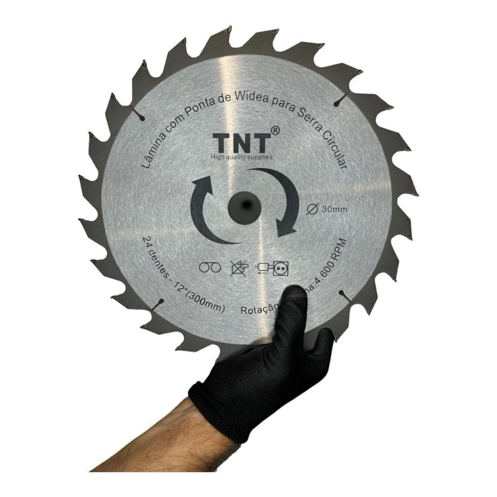 Lamina Disco Serra Circular Tnt 12"  300mm x 30mm x 24 - 36 - 48 - 60 e 96 Dentes
