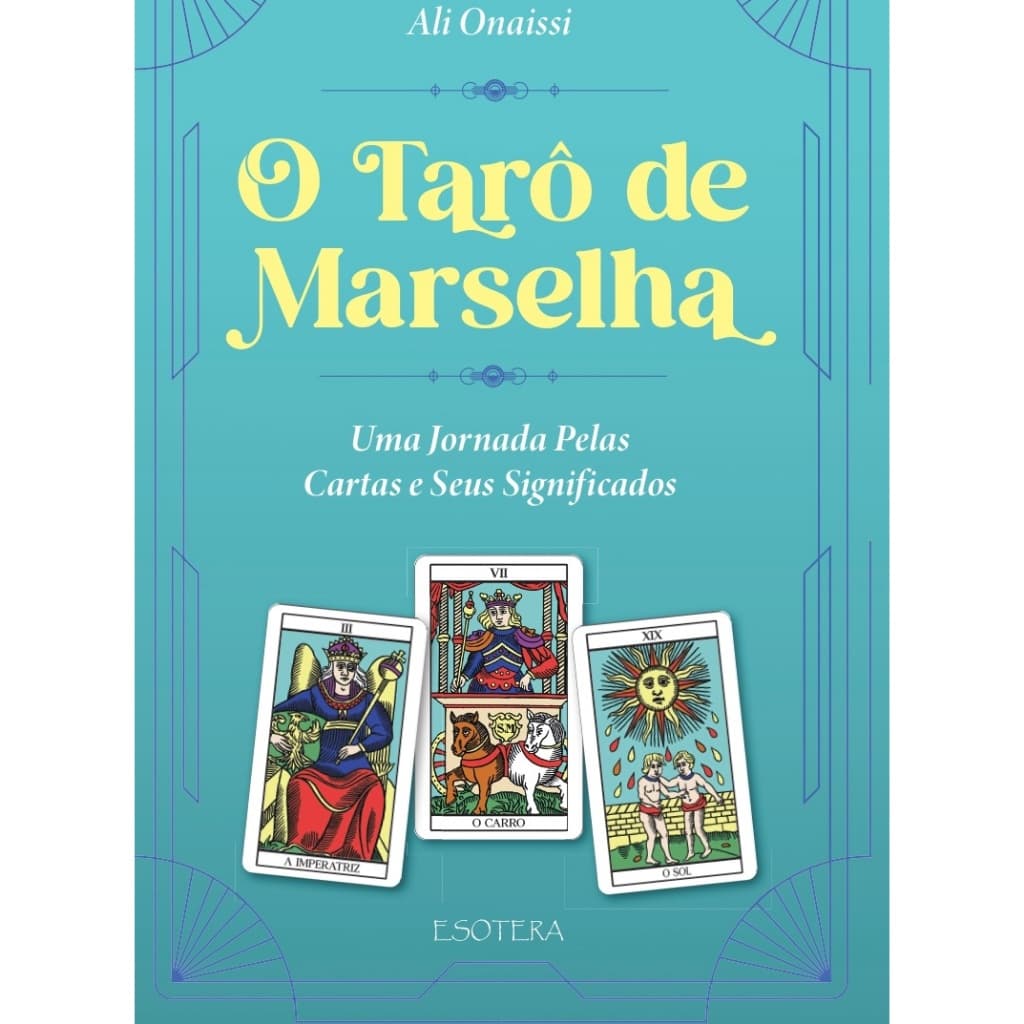 Tarô de Marselha - Livro e Tarô de 78 cartas em cores