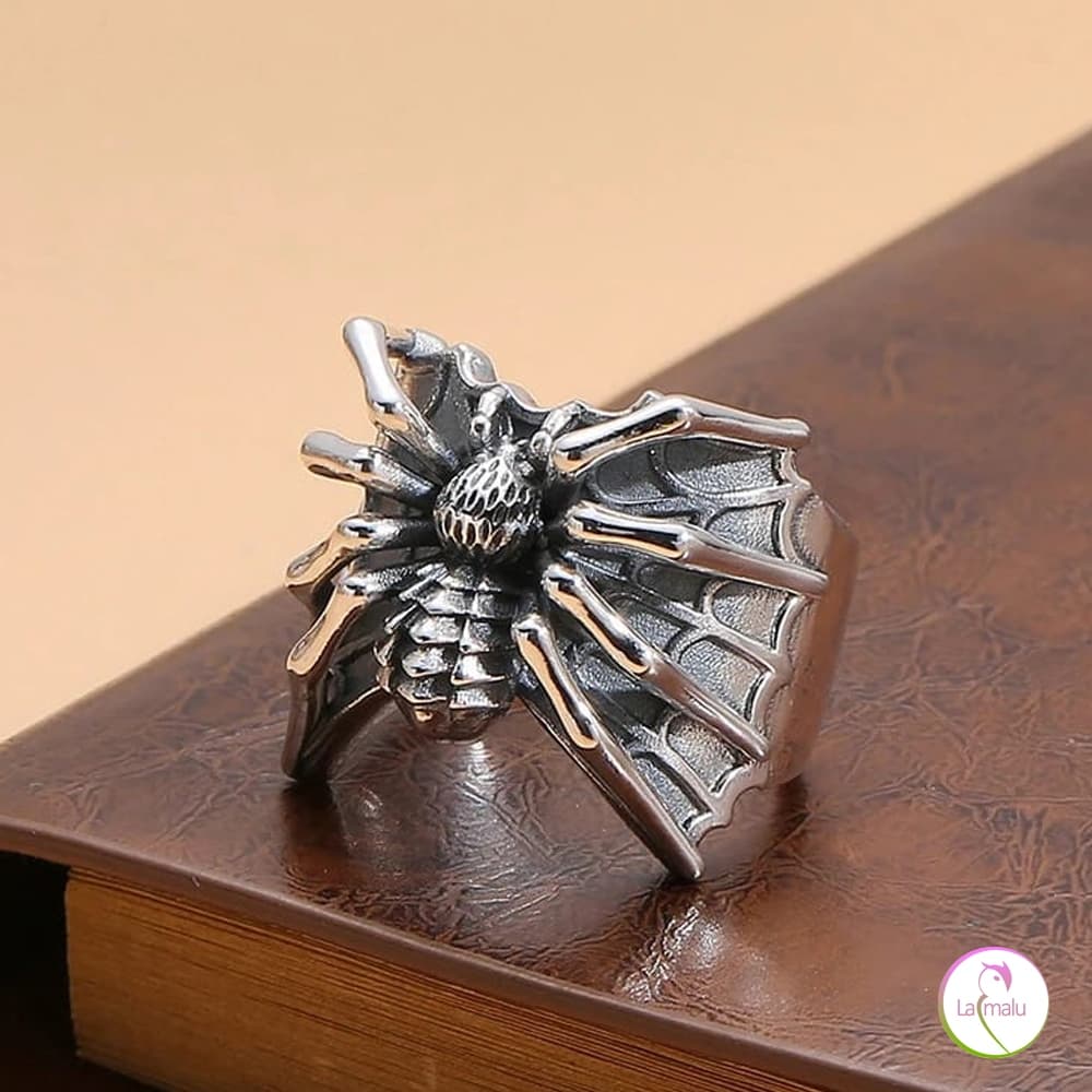 Anel Bijuteria Aranha Regulável - Ring Spider - Liga Metálica