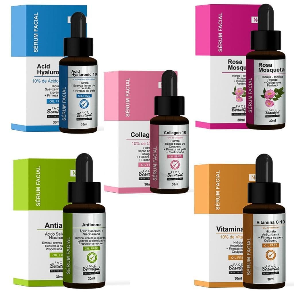 Sérum Facial Oil Free Lançamento Face Beautiful