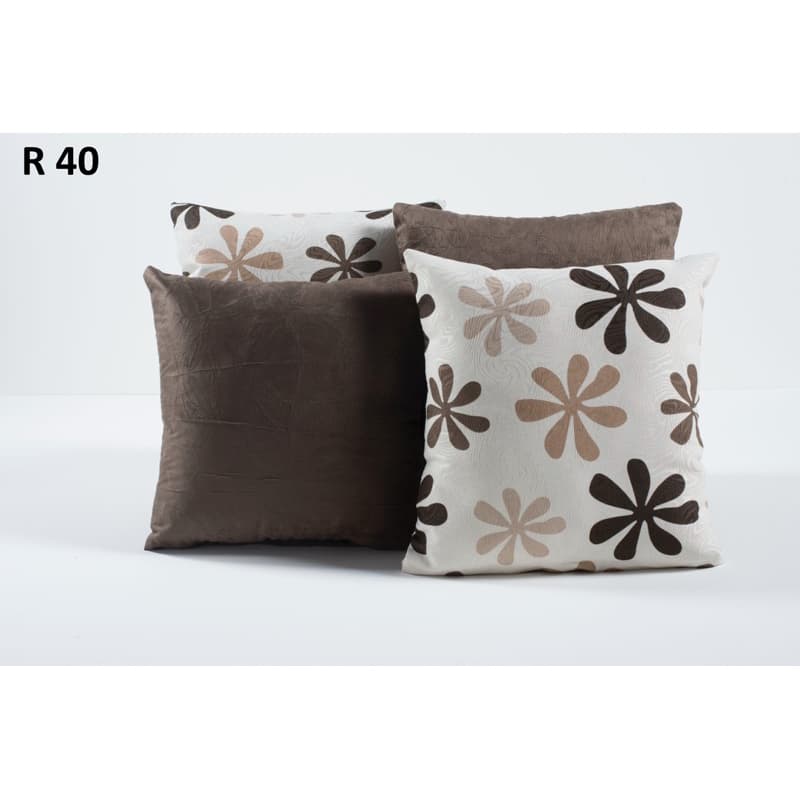Kit 2 Almofadas Cheia Jacquard Sued 42x42 Sala Quarto Promoção