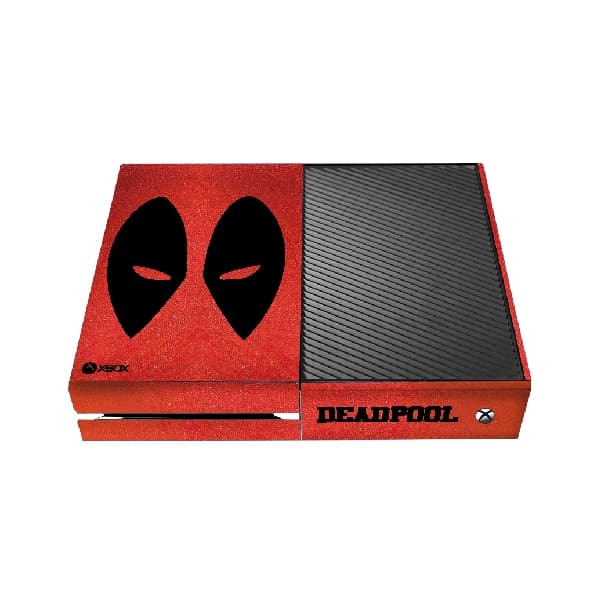 Skin Metálico Vermelho Xbox One Fat - DeadPool