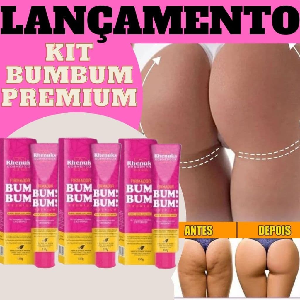 FIRMADOR BUM BUM PREMIUM RHENUKS - 3 UNIDADES A MELHOR DO BRASIL