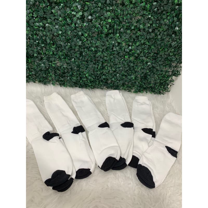KIT 6 ou 12 PARES DE MEIA PARA PERSONALIZAÇÃO