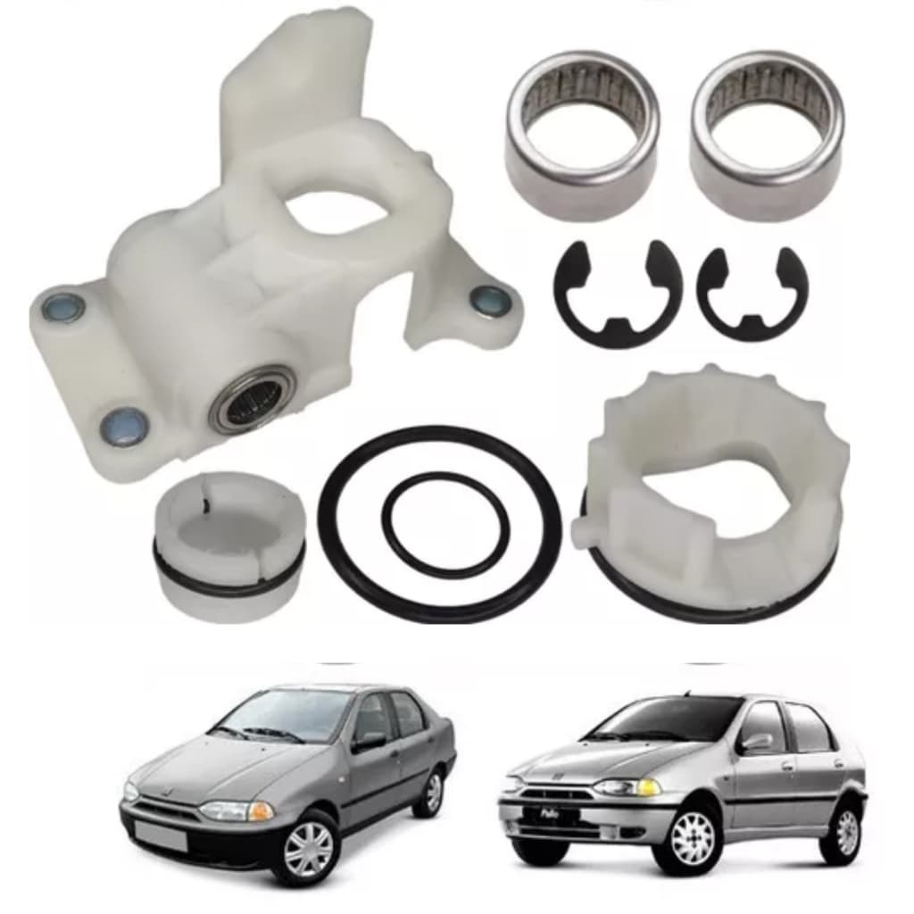 kit Reparo Alavanca Trambulador Câmbio Palio 1996 1997 1998 1999 2000 2001 Modelo com inibidor de ré