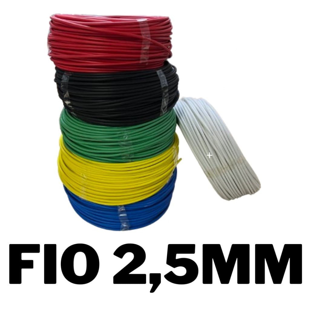 FIO AUTO FLEXIVEL 2,5mm Queima de Estoque 10, 20, 30, 40 e 50 Metros