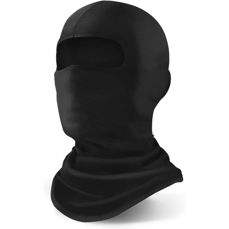 Kit 4 Touca Ninja Gorro para Frio Balaclavas Lisas Preto para Motoqueiros