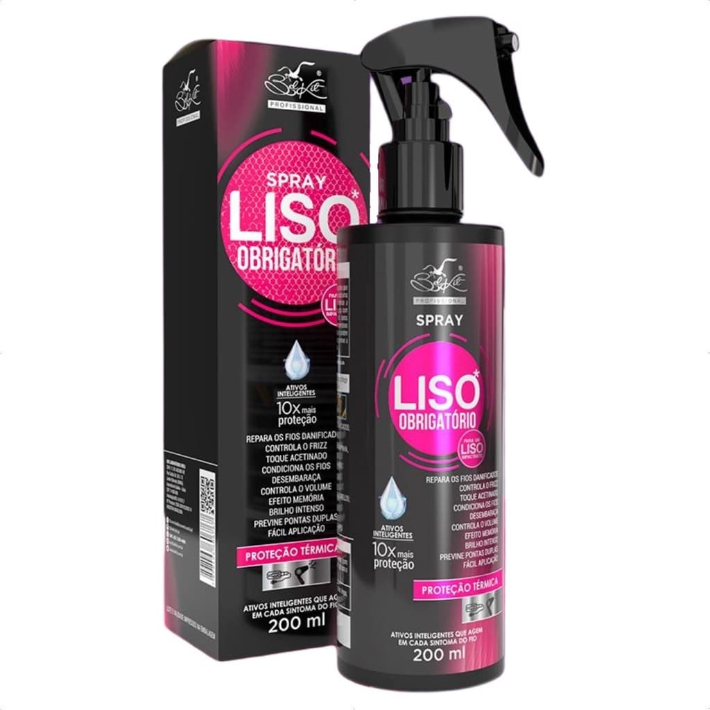 Protetor Térmico Spray Liso Obrigatório 200ml Belkit