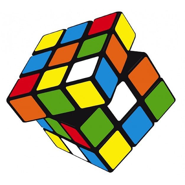 CUBO MÁGICO ORIGINAL HABILIDADE E RACIOCÍNIO PARA ADULTOS E CRIANÇAS 5X5 CM