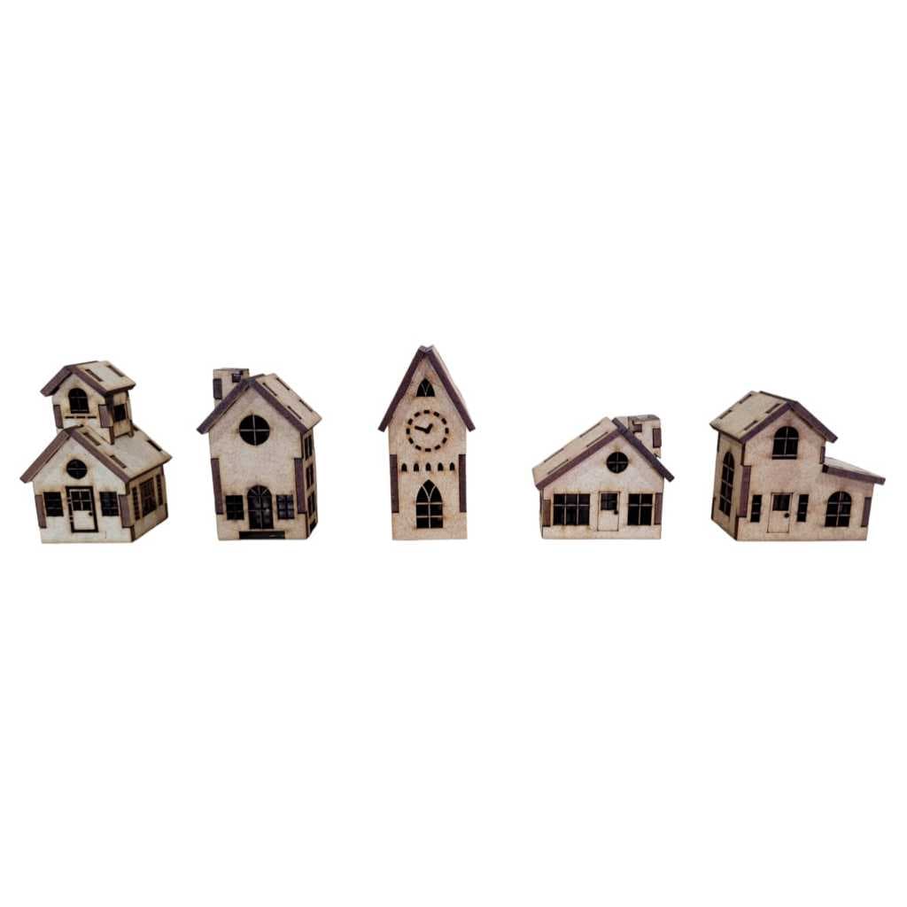 Vila Kit Mini Casinhas 5 Casinhas (vila 03)