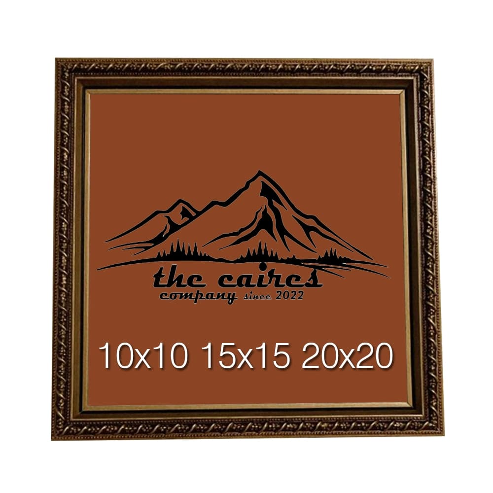 Moldura Luxo Porta foto tamanhos 10x10, 15x15 e 20x20 Vidro