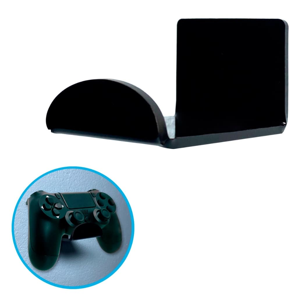 Suporte de Controle Universal de Parede Acrílico PS4 Fone de Ouvido Jogo Concept 3D Print C3D