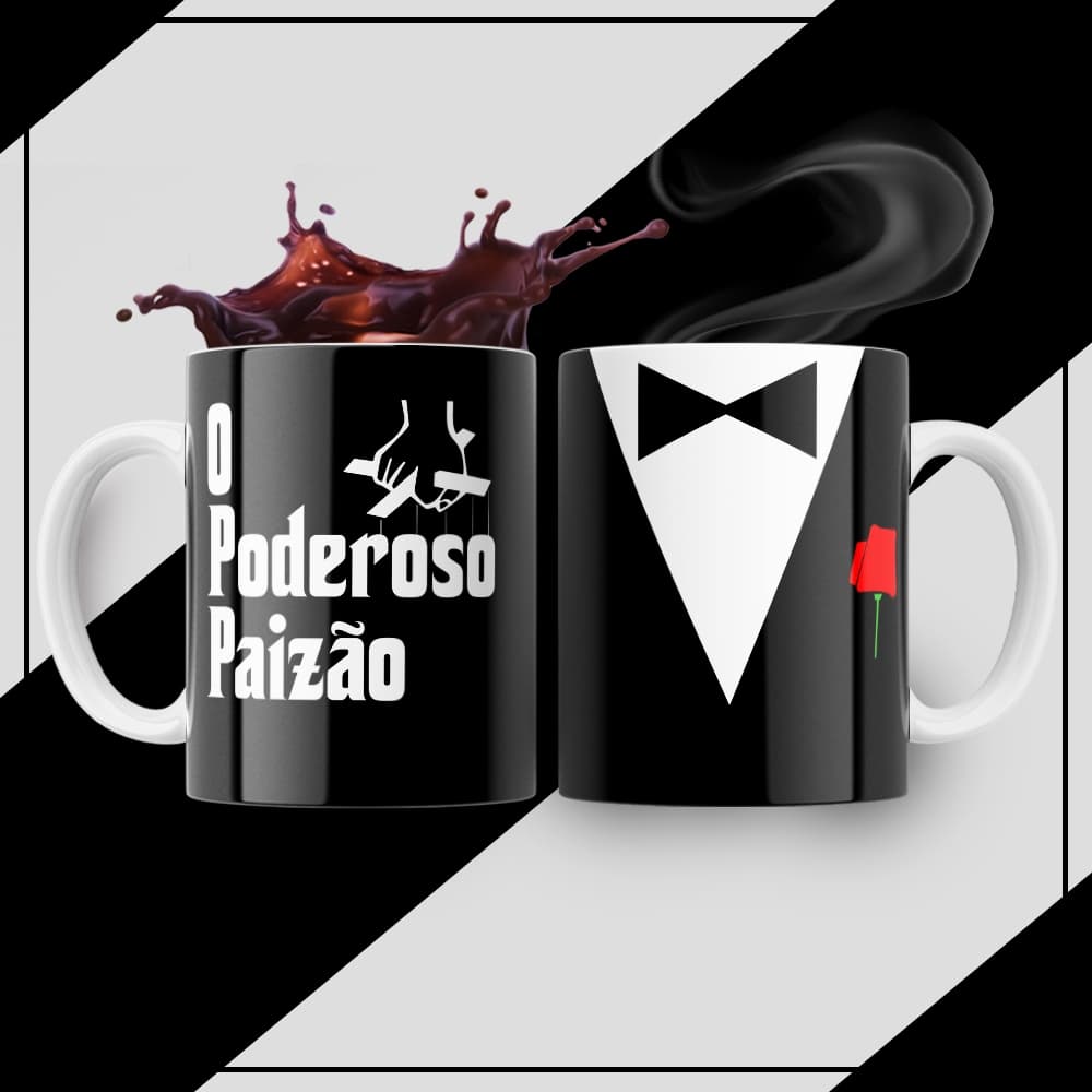 Caneca Xícara Dia dos Pais Personalizada Papai O Poderoso Paizão  Momento Chopp - OFERTA RELÂMPAGO!