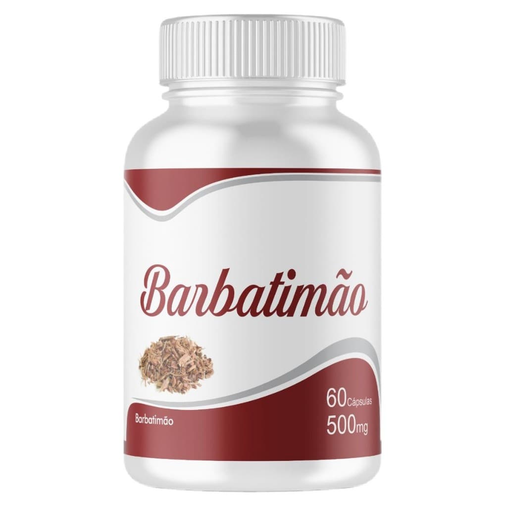 60 Caps Barbatimão Puro 500mg Original