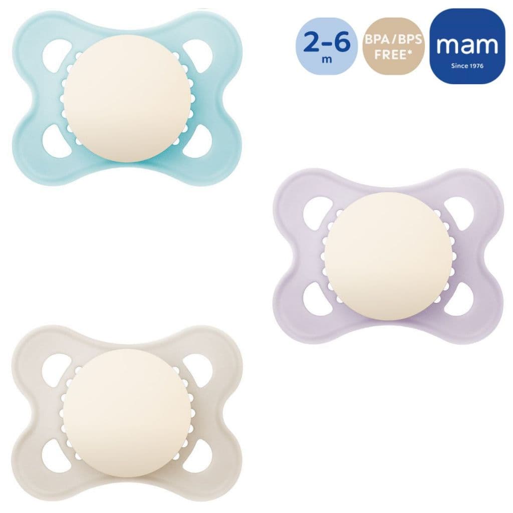 Chupeta Bico Silicone Simétrico Mam Original 0-6 Meses