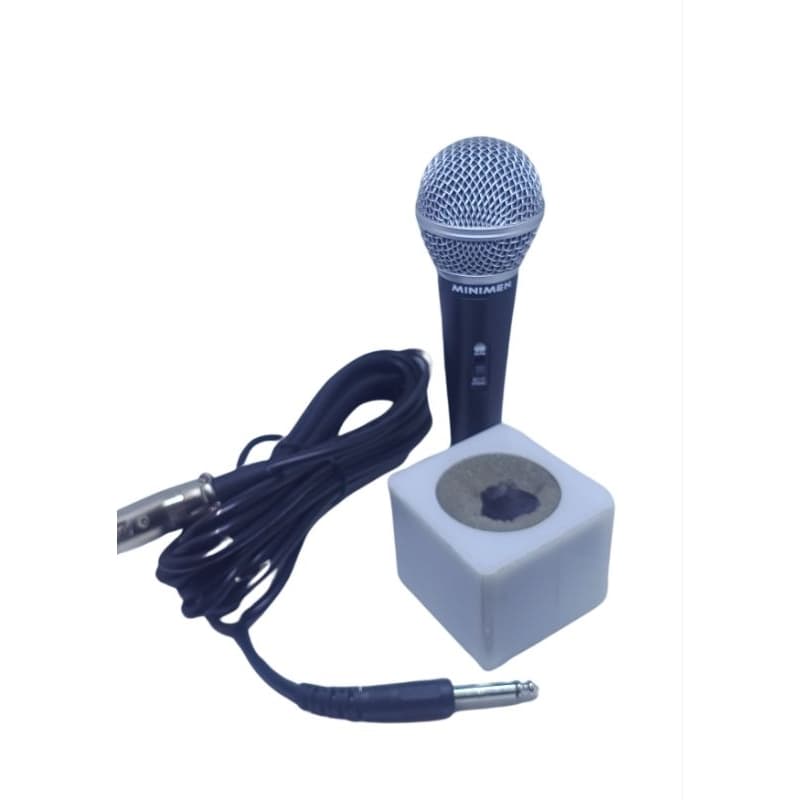 Kit Microfone dinâmico com canopla
