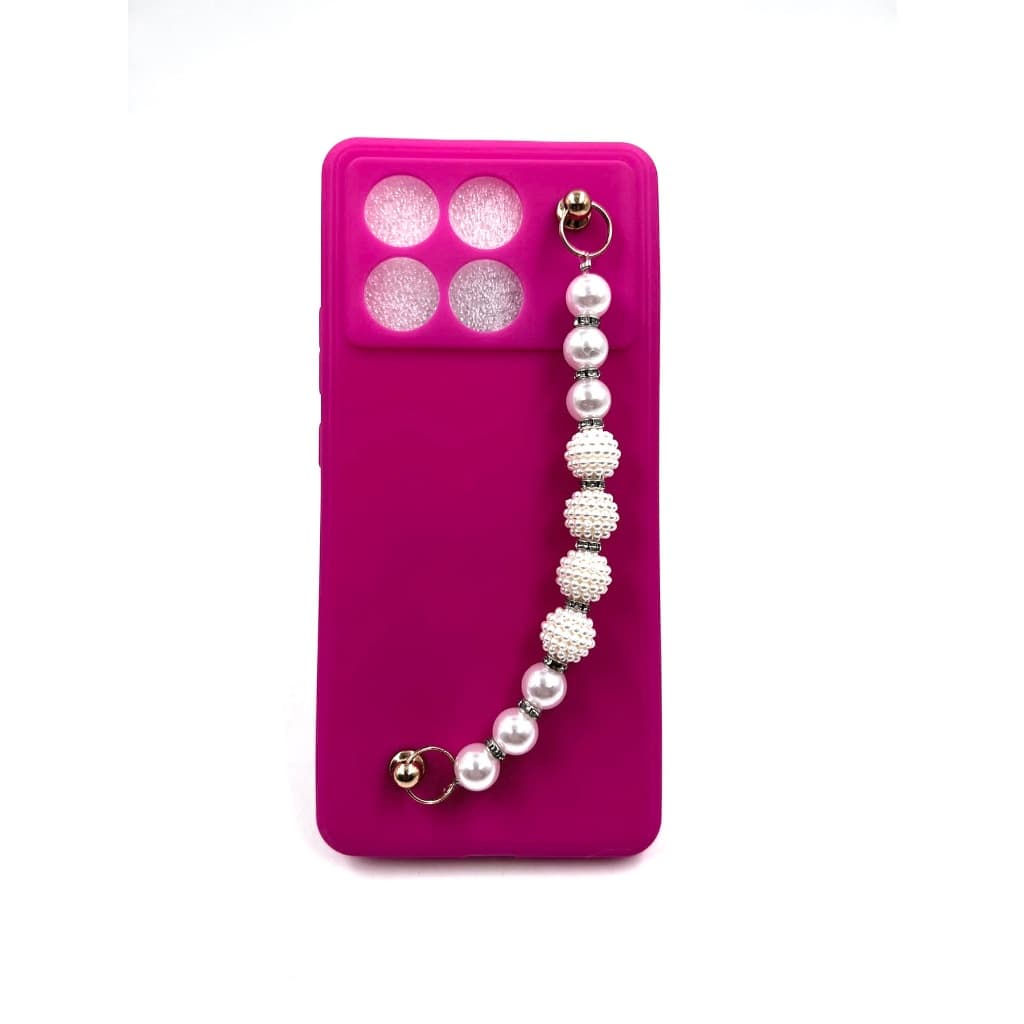 Capinha Silicone Para xiaomi mi poco X6PRO X6 X5PRO X5 X4PRO X4GT Capa Aveludada Anti-queda COM pulseira de BOLINHS