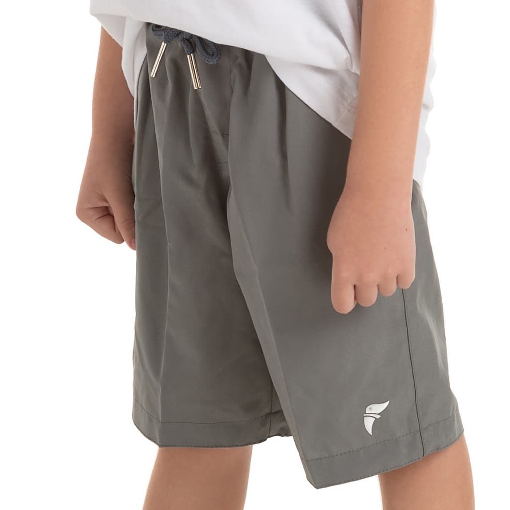 Bermuda Infantil Tactel com Elastano Elástico na Cintura com 3 Bolsos