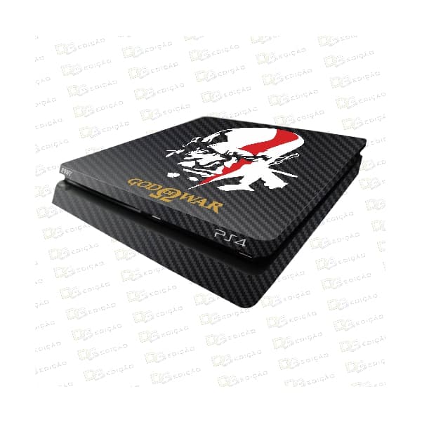 Skin Carbono Ps4 Slim - God Of War