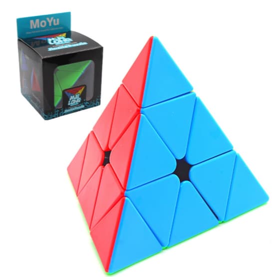 Cubo Magico Pyraminx Pirâmide Triângulo Profissional 3x3x3 Moyu Meilong Lubrificado Envio Imediato 8857