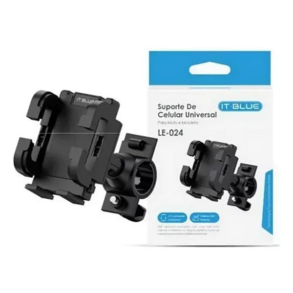 Suporte De Celular Para Moto Ou Bicicleta Le-024 Ite-blue