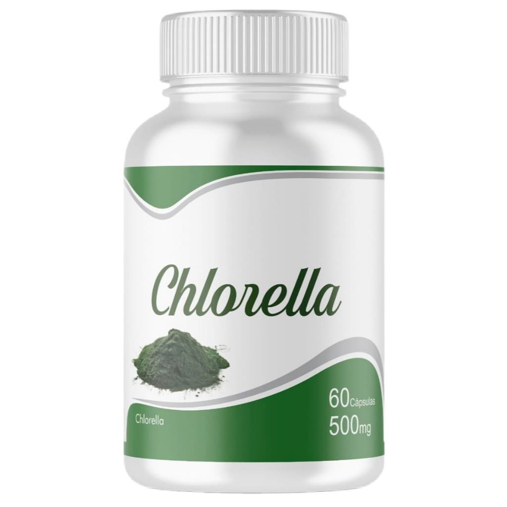 Chlorella 120 Caps 500mg Original Com Nota Fiscal
