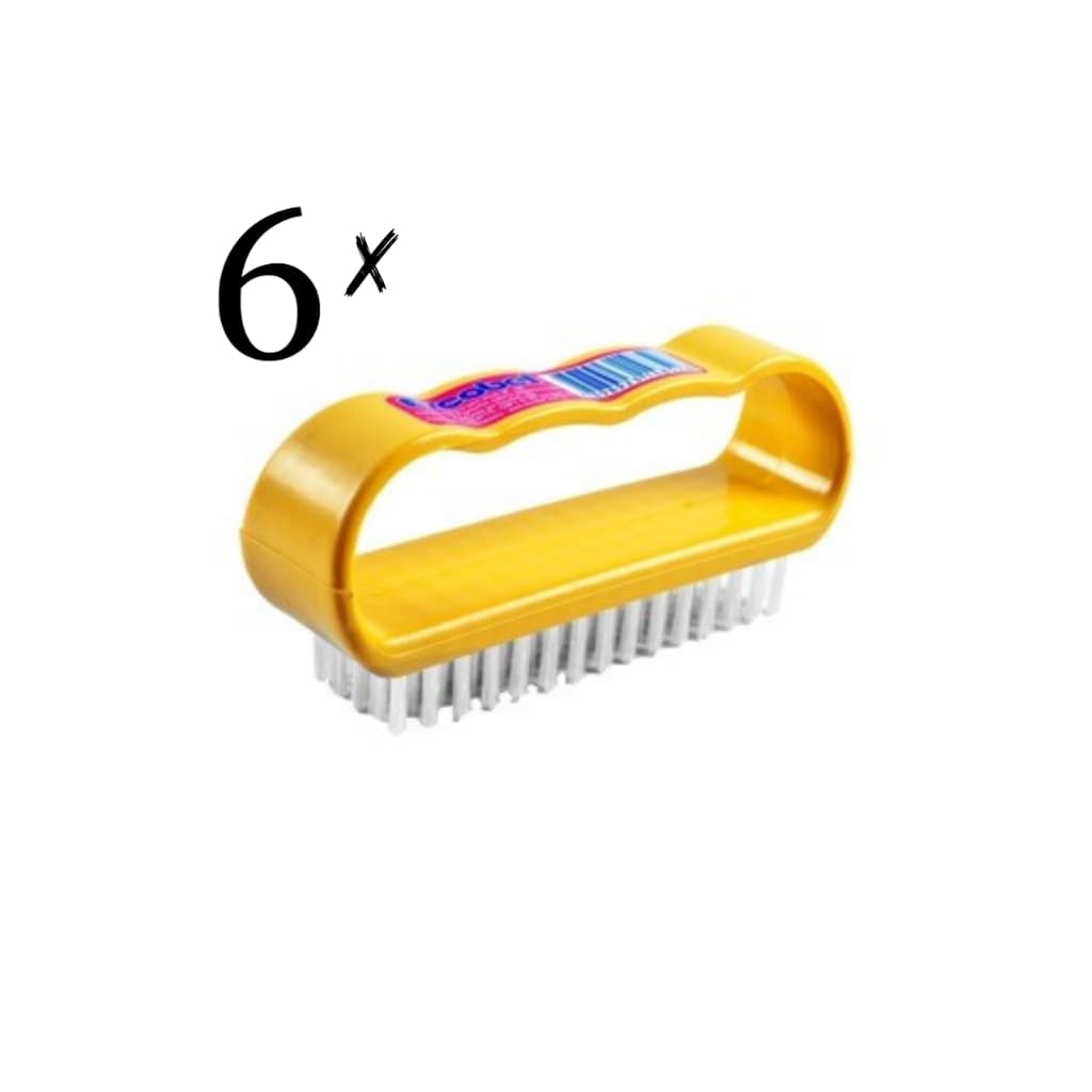 kit 6x Escova  Limpeza Delicada Multiuso Escovinha Para Unhas Tênis Tapete