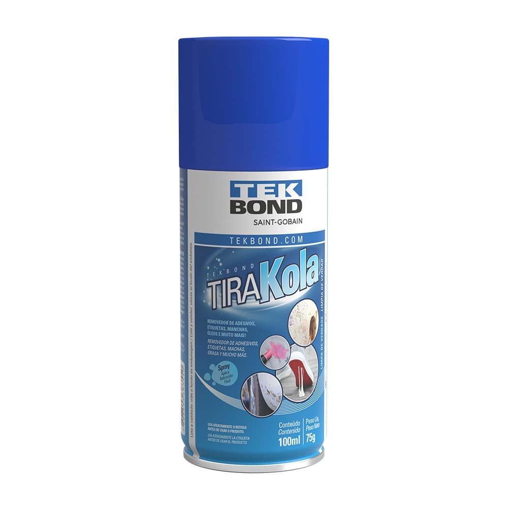 Tira Grude Removedor Etiqueta Cola Adesivo E Manchas 100ml TekBond