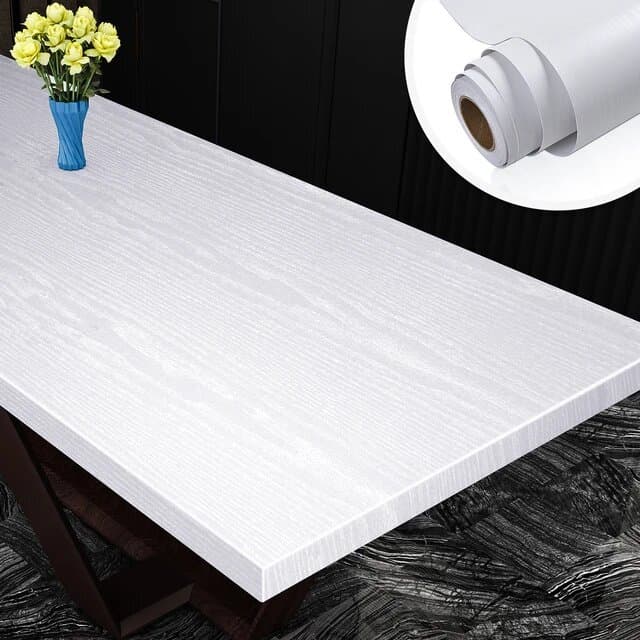 Papel Adesivo Contact Madeira Bianco 45cm X 2m