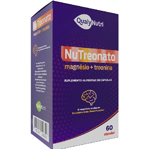 MAGNéSIO TREONATO 60 CáPS - QUALYNUTRI
