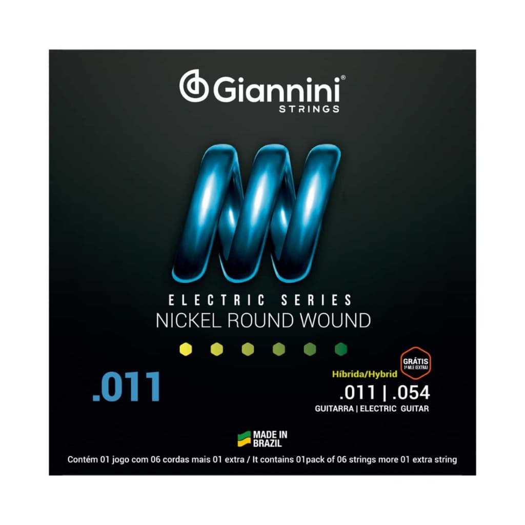 ENCORDOAMENTO GIANNINI GUITARRA GEEGSTH HIBRIDA 011/054