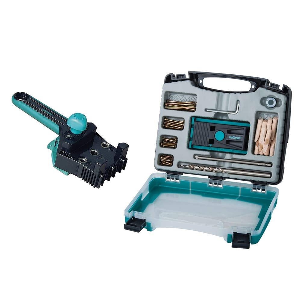 Kit para Montagem de Móveis Completo Undercover 464200 e Gabarito Mestre 464000 Wolfcraft