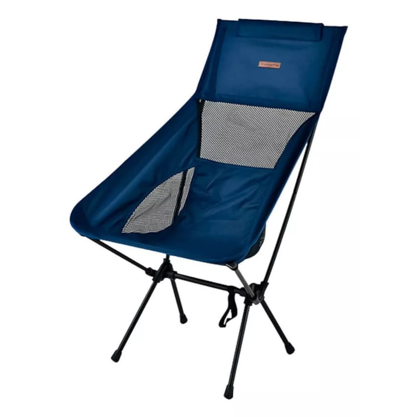 Cadeira Portátil Dobrável Pesca Camping Praia Encosto 140kg