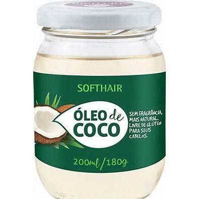 Óleo de Coco Soft Hair Extra Virgem 200m Óleo de Coco Soft Hair vegano Virgem 200ml