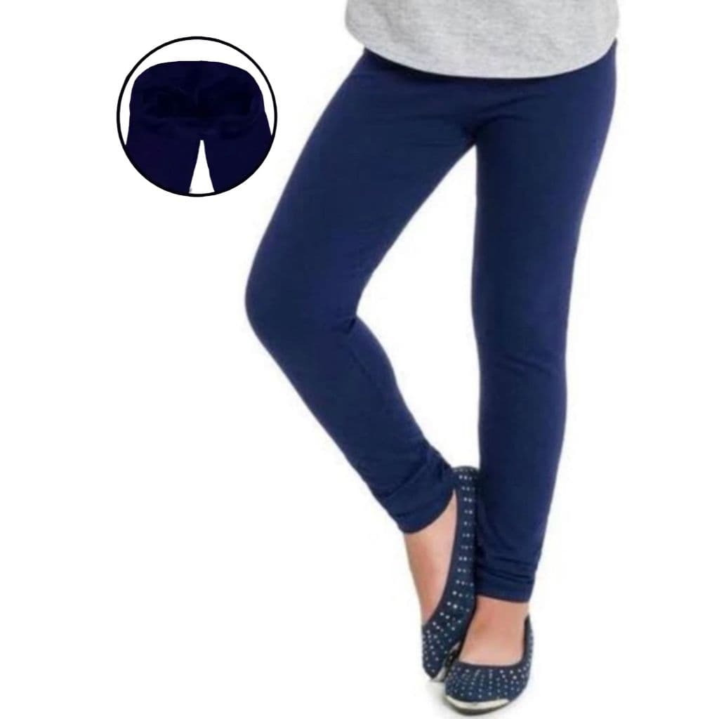 Legging INFANTIL peluciada por dentro Calça infantil FLANELADA para menina e menino Cós alto 100% quentinha Legging basica