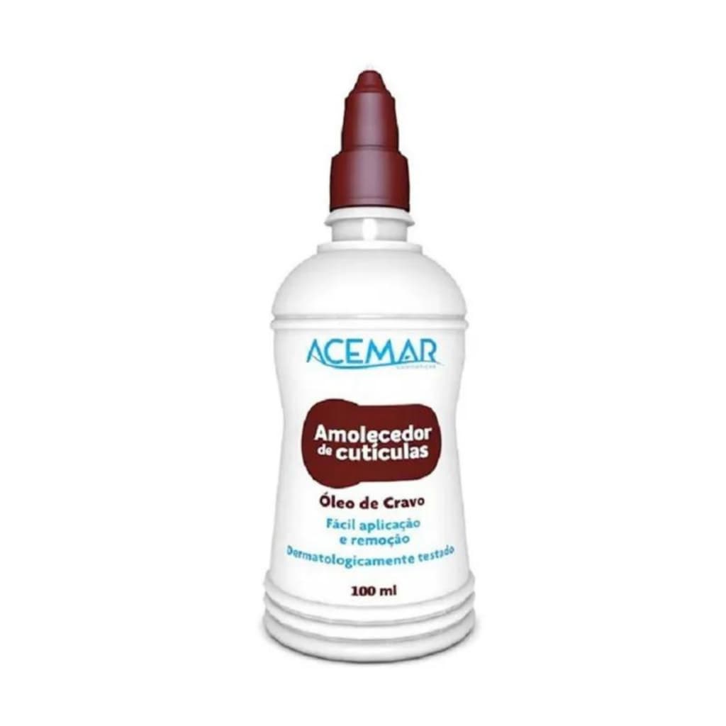 Amolecedor de Cúticulas de Cravo 100ml Acemar | Hidrata e Facilita a Remoção