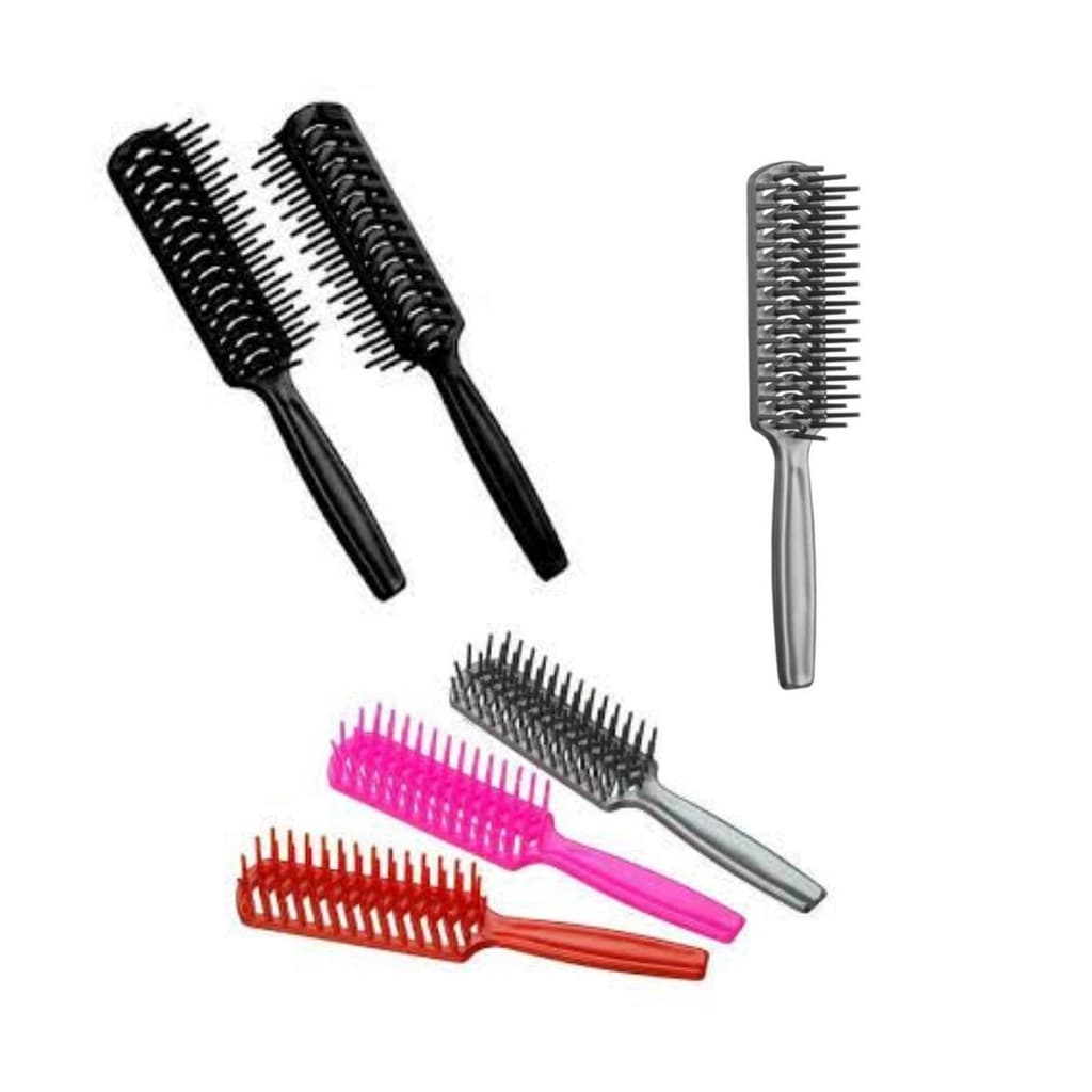 Escova Plástica para Cabelo Modelo Jacaré