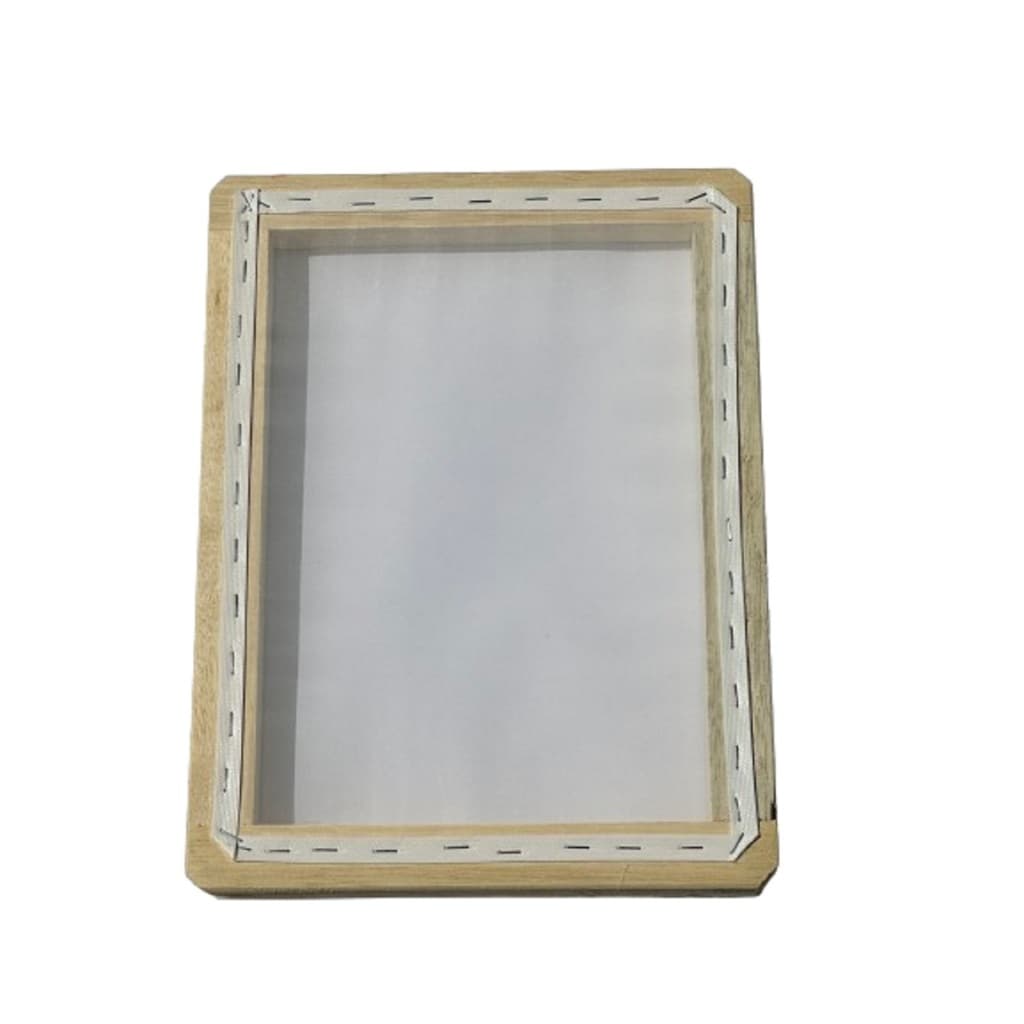 Moldura Serigrafia para  Papel Reciclado  Intermas 15 x 24cm ou 21 x 30cm ou 25 x 30cm Com Tecido Poliester 44 Fios