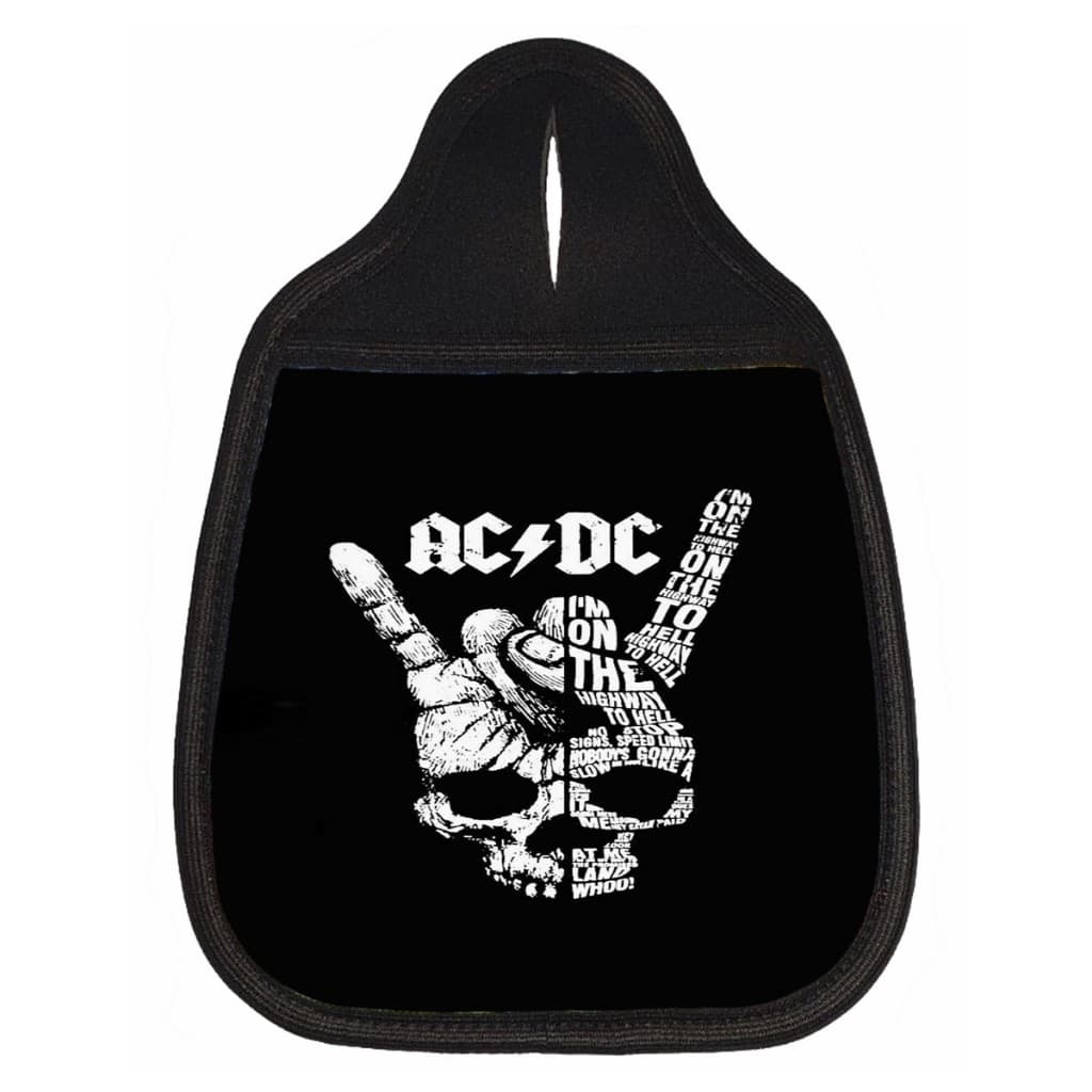 Lixinho Para Câmbio Estampa Rock'n Roll AC/DC Lixeira Para Carro