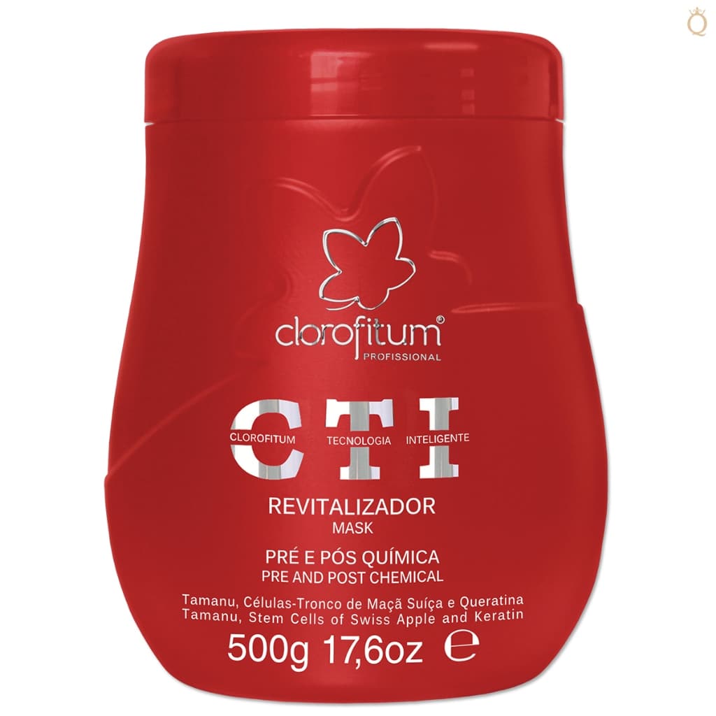 Mascará Cti Salva Fios Revitalizador Reconstrutor 500g CLOROFITUM