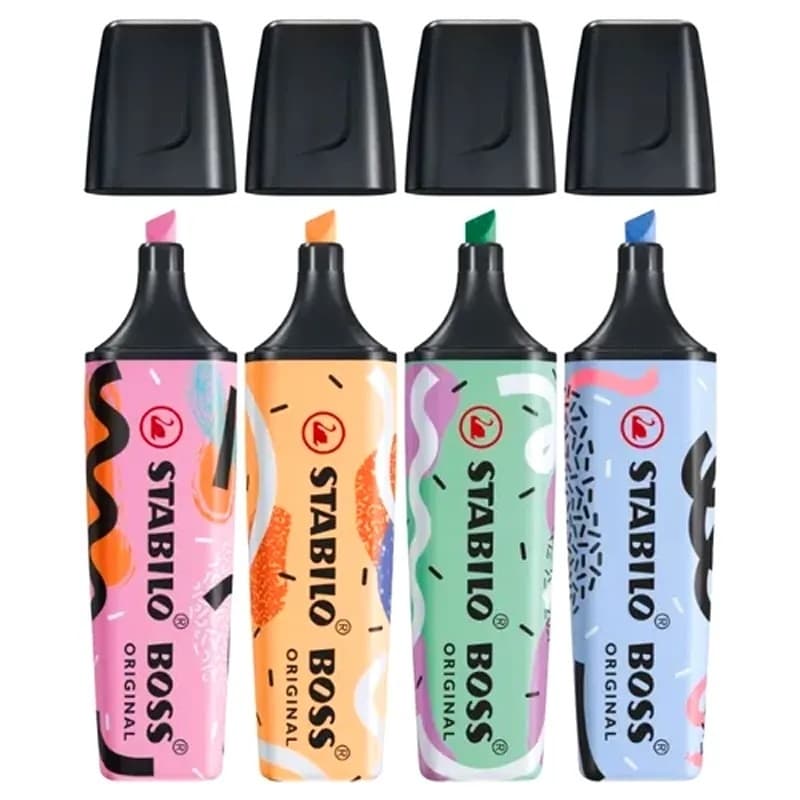 Marca Texto Stabilo Boss By Ju Schnee - UNIDADE