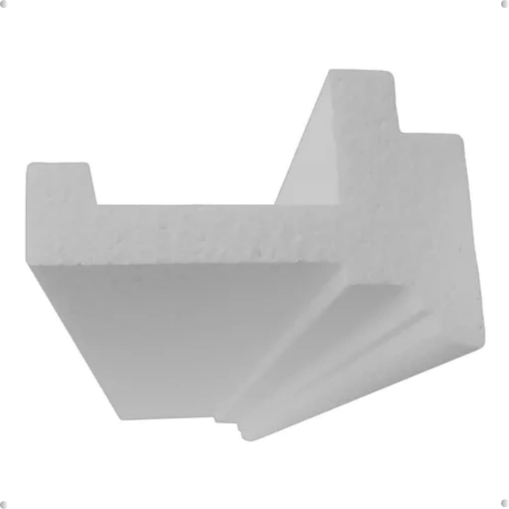 Sanca isopor para Spot e fita de Led kit 10 metros - LED