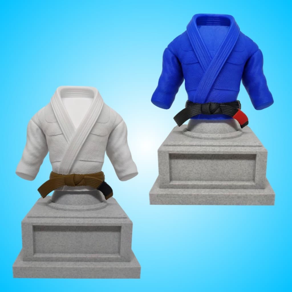 Troféu Personalizado Kimono Jiu-Jitsu BJJ - Impressão 3D