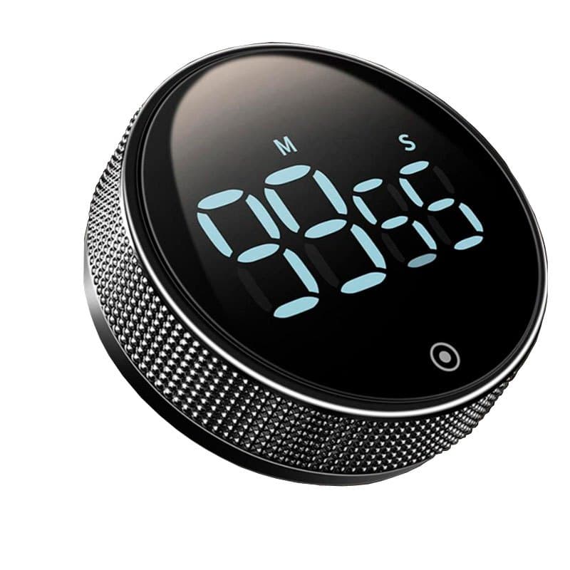 TIMER com contagem progressiva e regressiva, Mostrador Digital com números grandes e touch Screen e com Imã