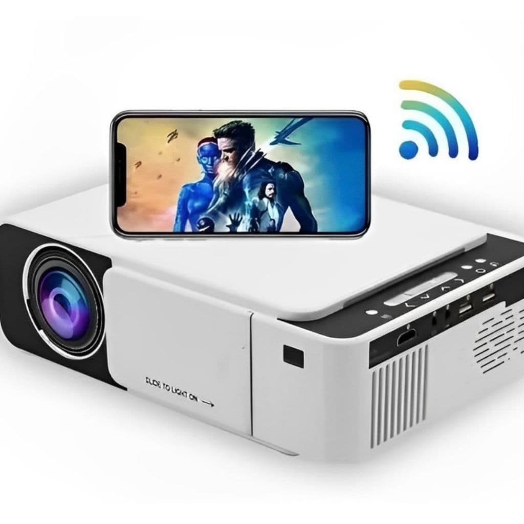 Projetor Wi Fi Datashow Retroprojetor Wifi Hdmi Vga Usb Sd