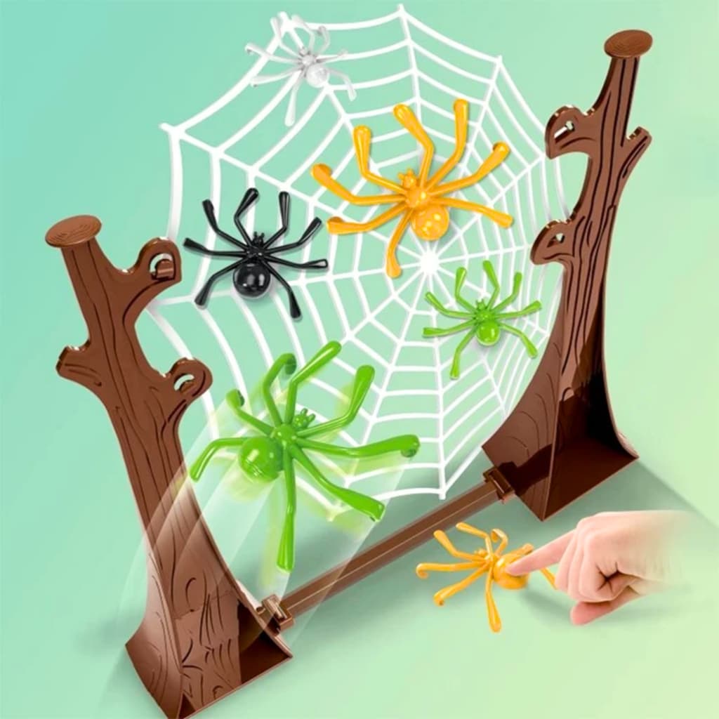 Jogo Educativo Pedagógico Agarrar Aranhas Brinquedo Interativo